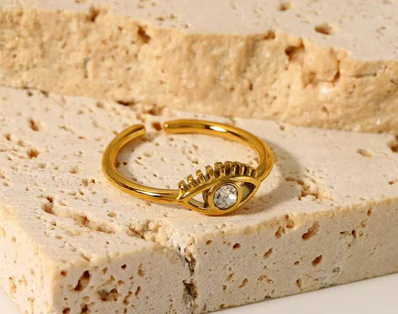 Vintage Devil’s Eye Open Ring