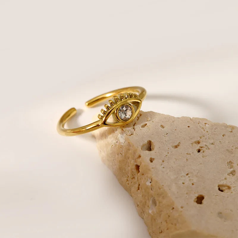 Vintage Devil’s Eye Open Ring