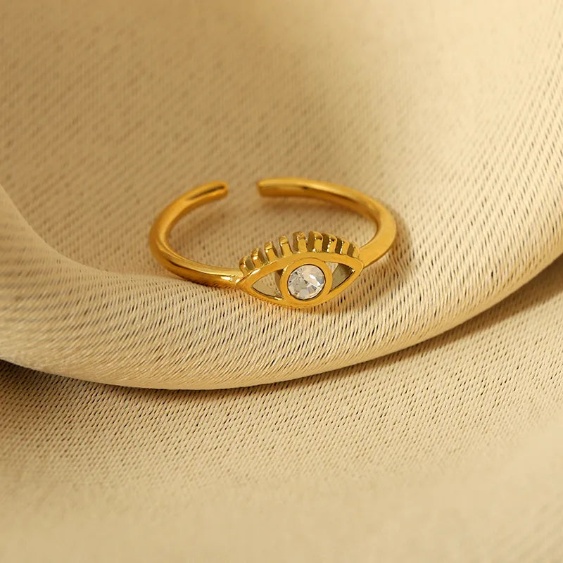 Vintage Devil’s Eye Open Ring