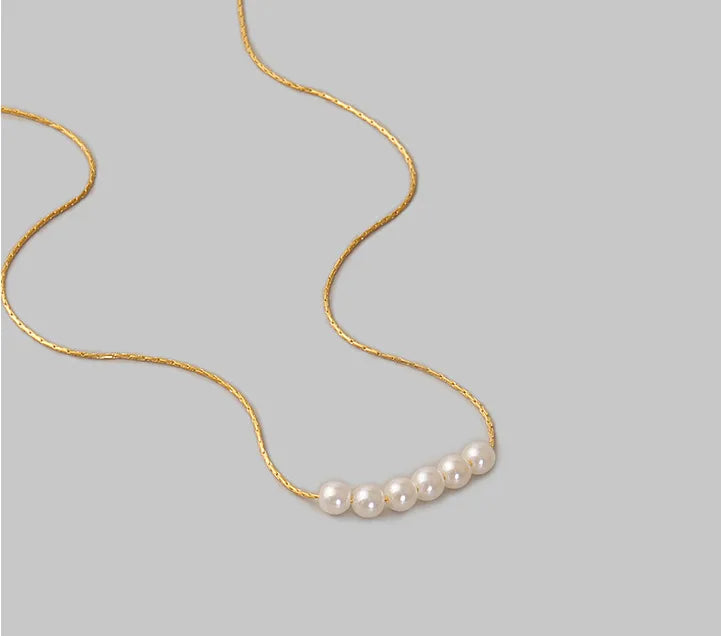 Ocean Whisper Pearl Necklace