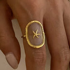 Ocean Breeze Starfish Open Ring