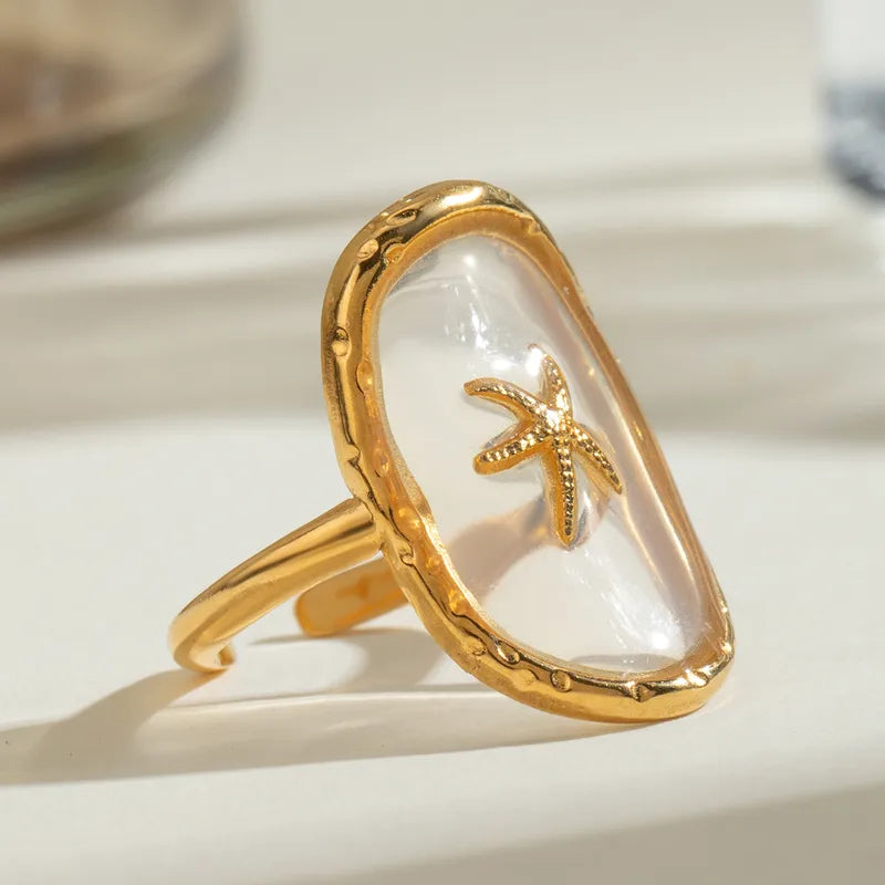 Ocean Breeze Starfish Open Ring